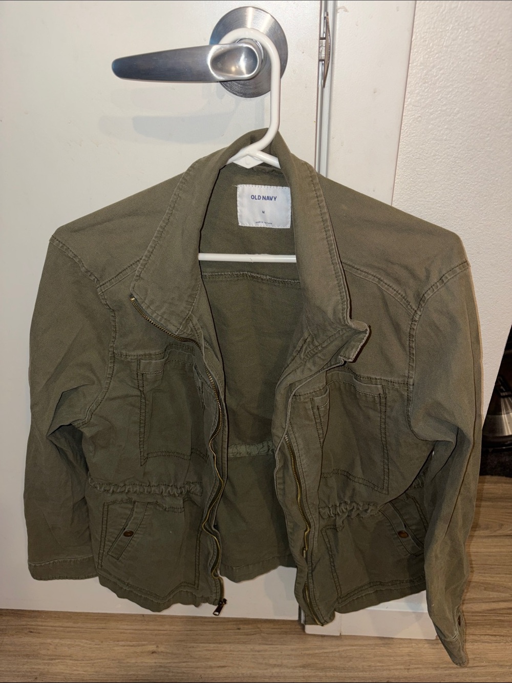 Old Navy Olive Jacket & sweatshirt!